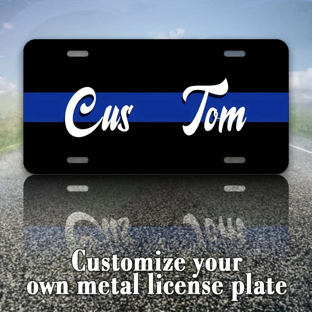 Home Bar Signs - 1PC 2D Flat Customizable Aluminum Plaque