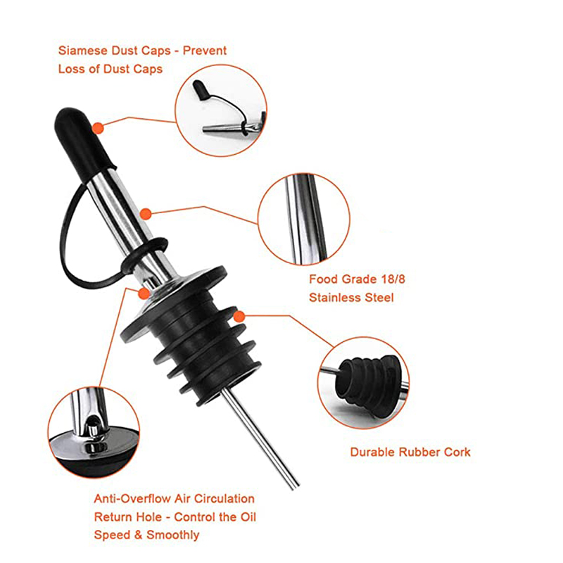 Stainless Steel Speed Pourers  - Speed Pourer Cap review and price