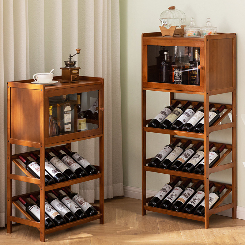 Solid Bamboo Wine Rack 3/4-Tie - Home Bar Shelves review and price
