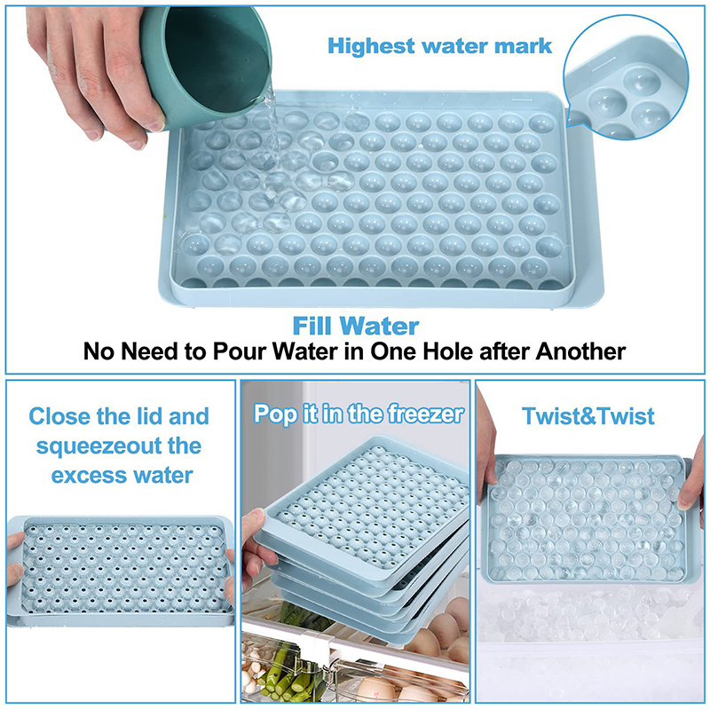 Mini Ice Cube Tray 104 Holes R - Ice Mold Sphere review and price