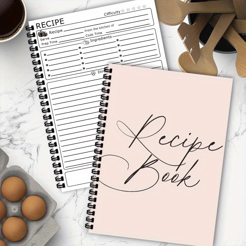 A5 Spiral Recipe Book, A Blank - Cocktail Recipe Book review and price