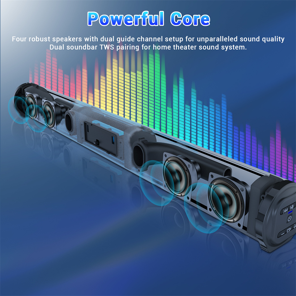 Sound Bar TV Sound System Blue - Home Bar And Theater review and price
