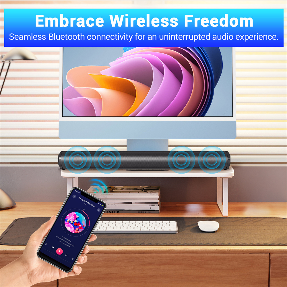 Sound Bar TV Sound System Blue - Home Bar And Theater review and price