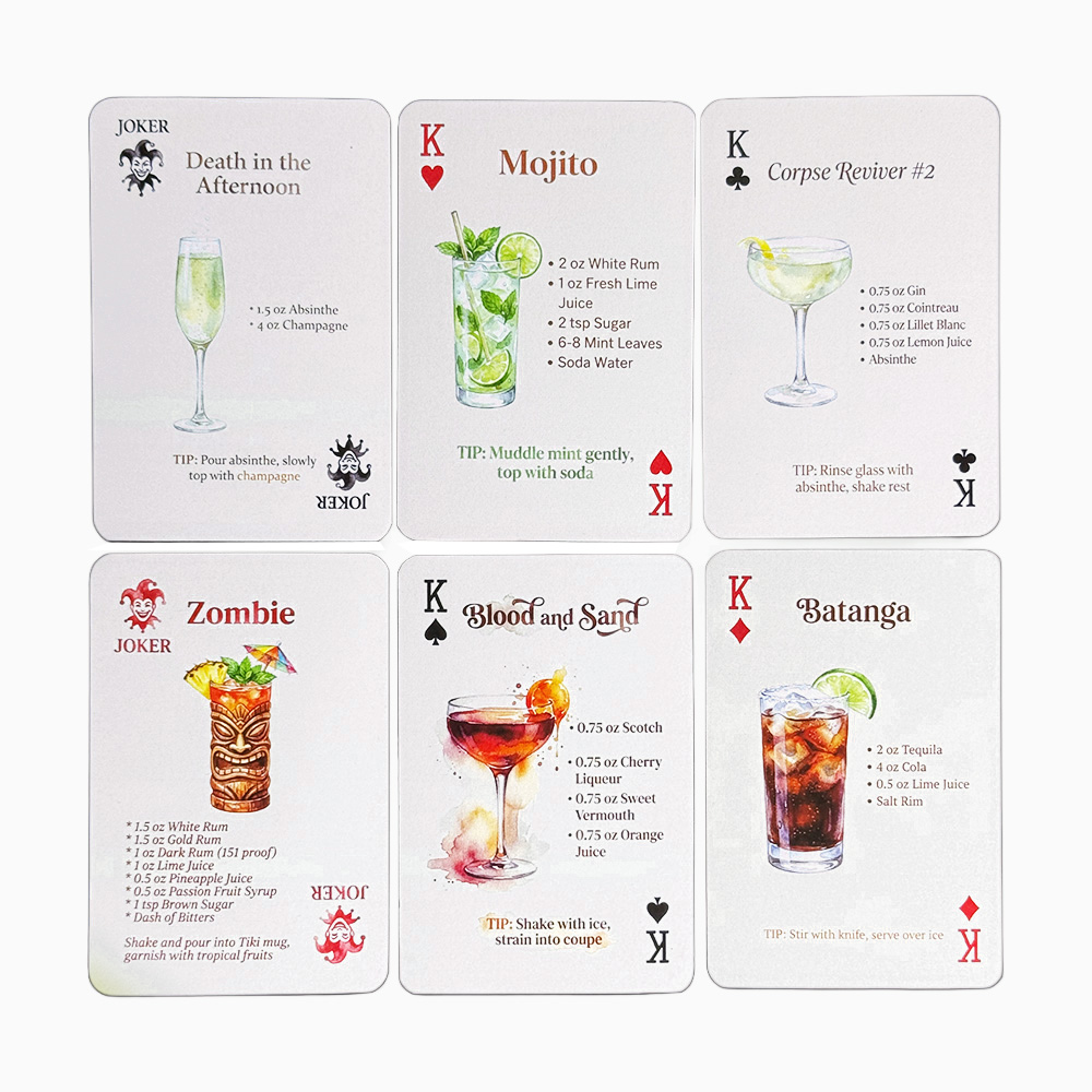 54-Card Deck of Original Cockt - Cocktail Recipe Book review and price