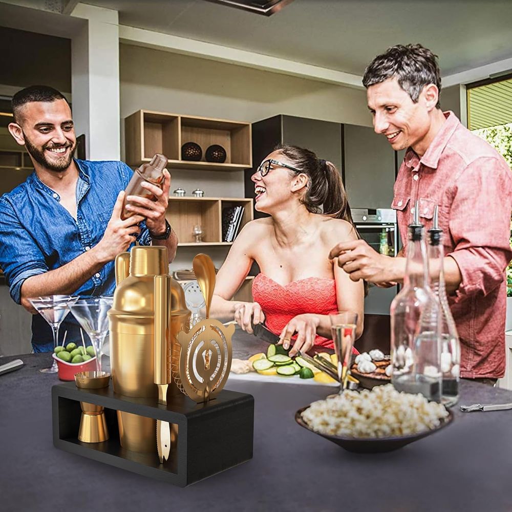 Cocktail Shaker Set: Bartender - Cocktail Recipe Book review and price
