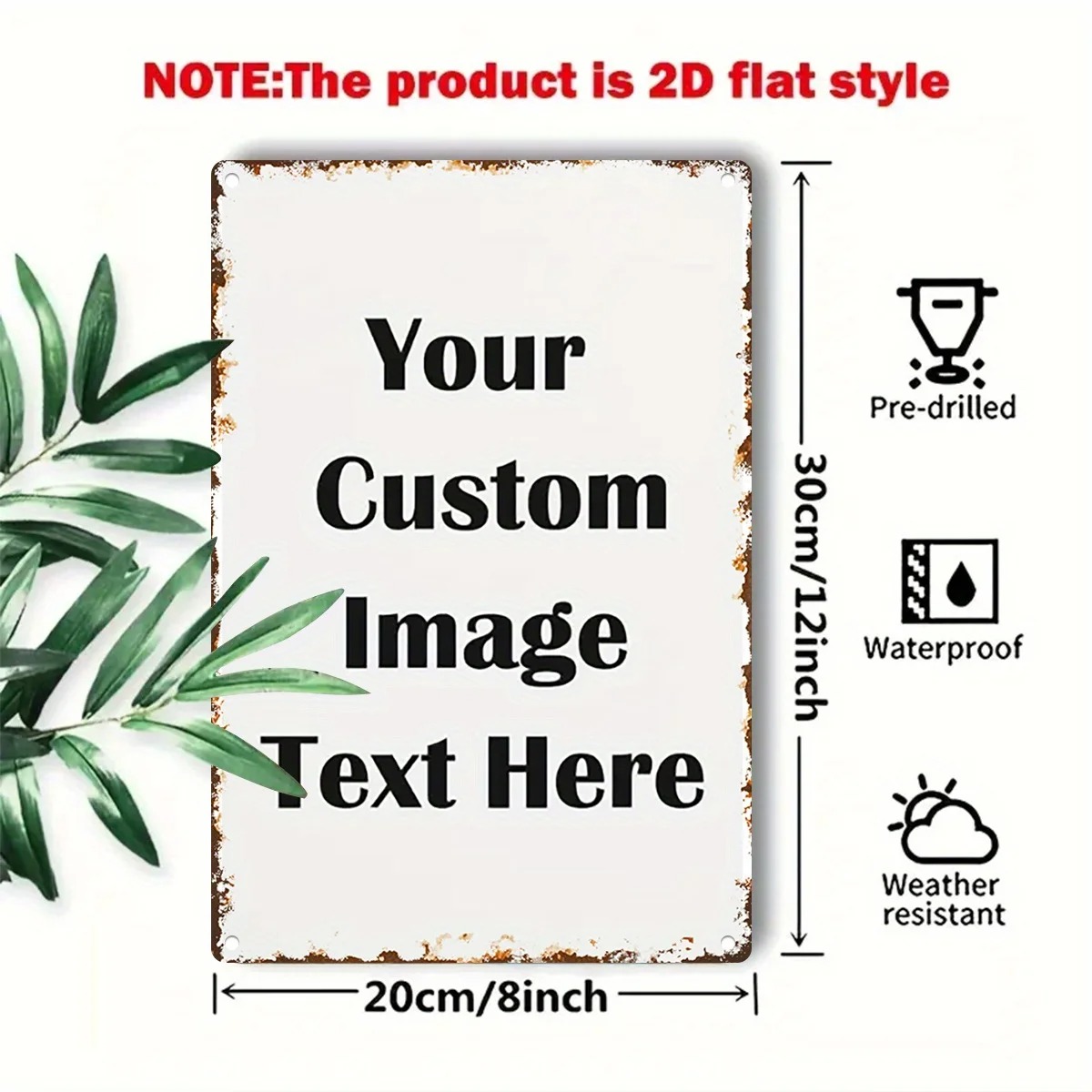Custom Photo & Text Tin Sign - - Home Bar Signs review and price