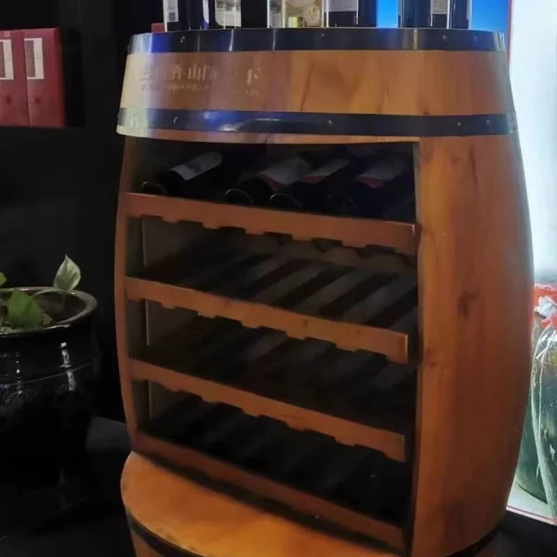 Solid Wood Wine Rack Oak Barre - Home Bar Shelves review and price