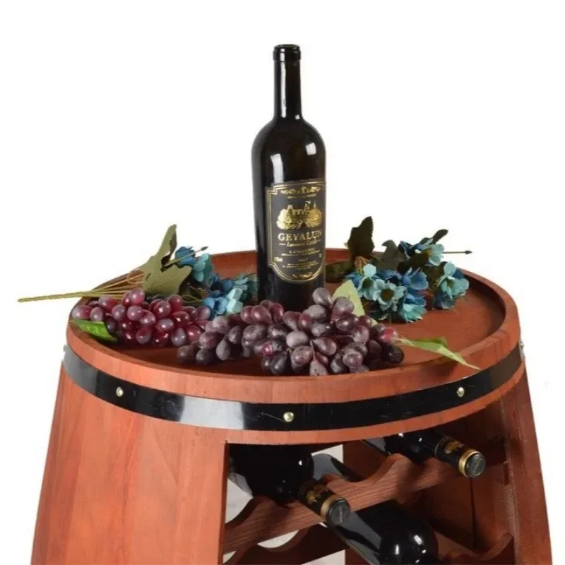 Solid Wood Wine Rack Oak Barre - Home Bar Shelves review and price