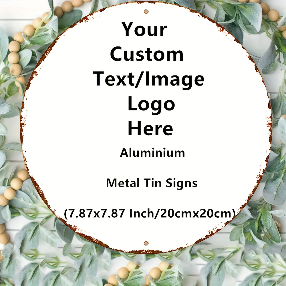 Custom Round Vintage Metal Tin - Home Bar Signs review and price