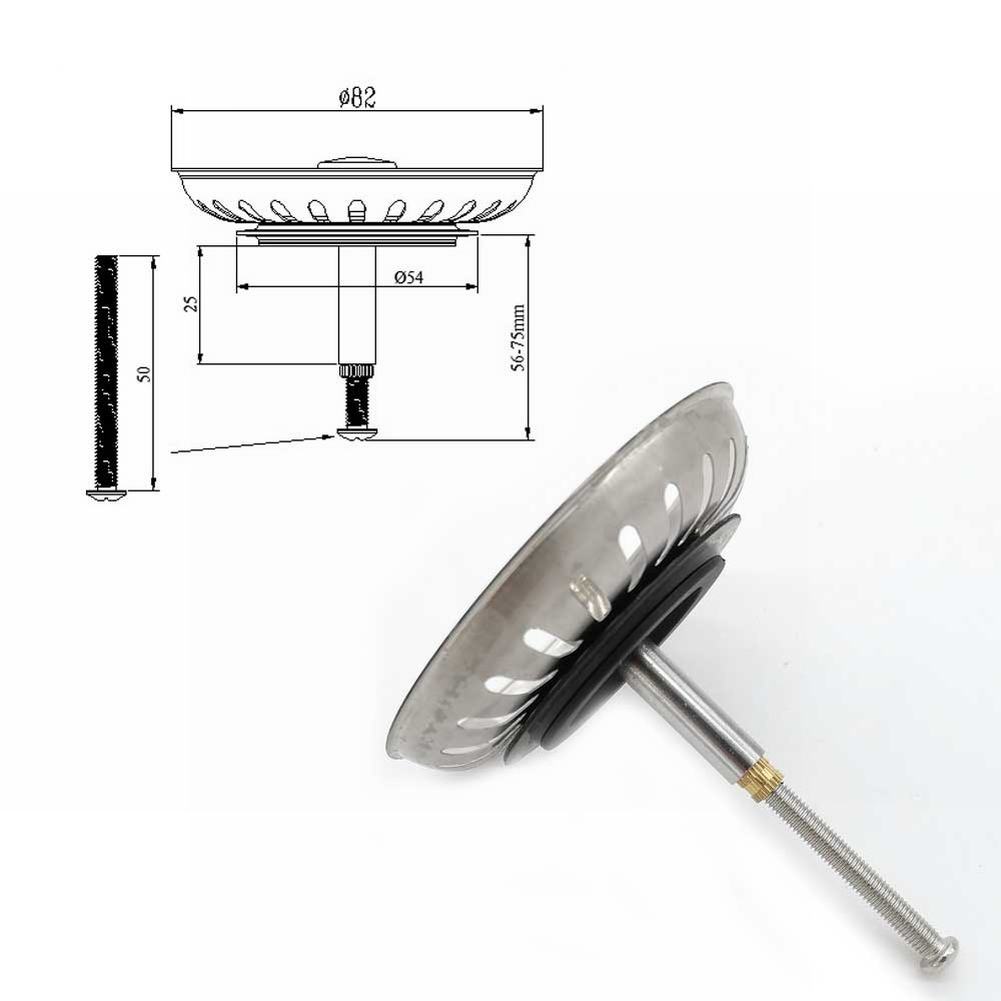 1pcs Kitchen Sink Strainer Rep - Home Bar Sink review and price