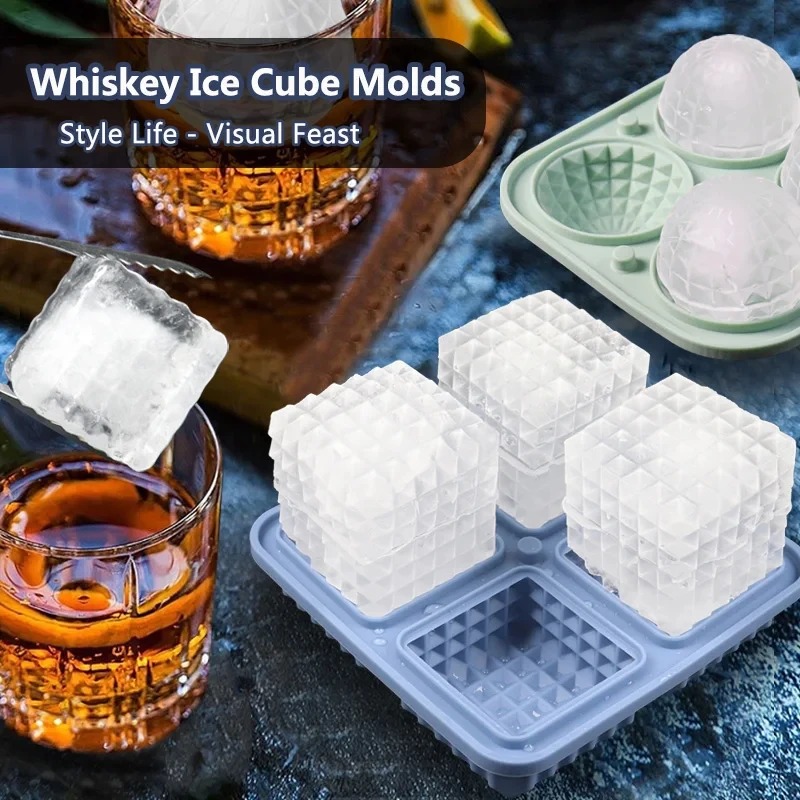 Ice Cube Tray Silicone with Li - Ice Mold Sphere review and price