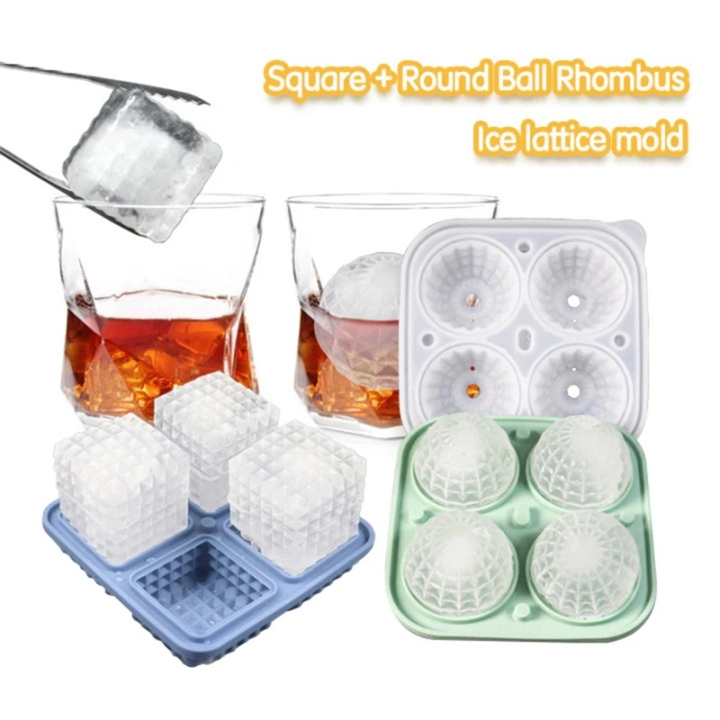 Ice Cube Tray Silicone with Li - Ice Mold Sphere review and price