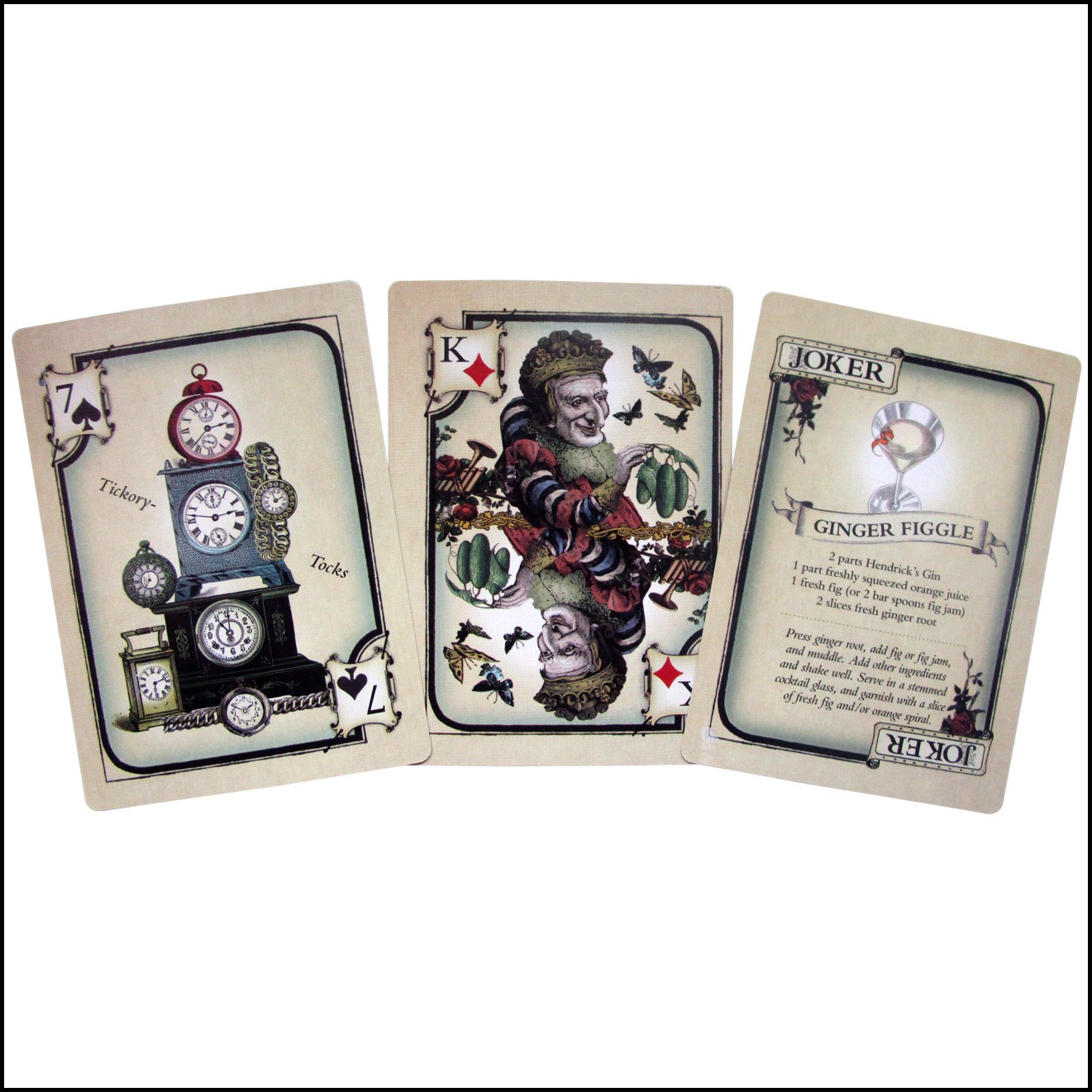 Hendrick's Gin Playing Cards D - Cocktail Recipe Book review and price