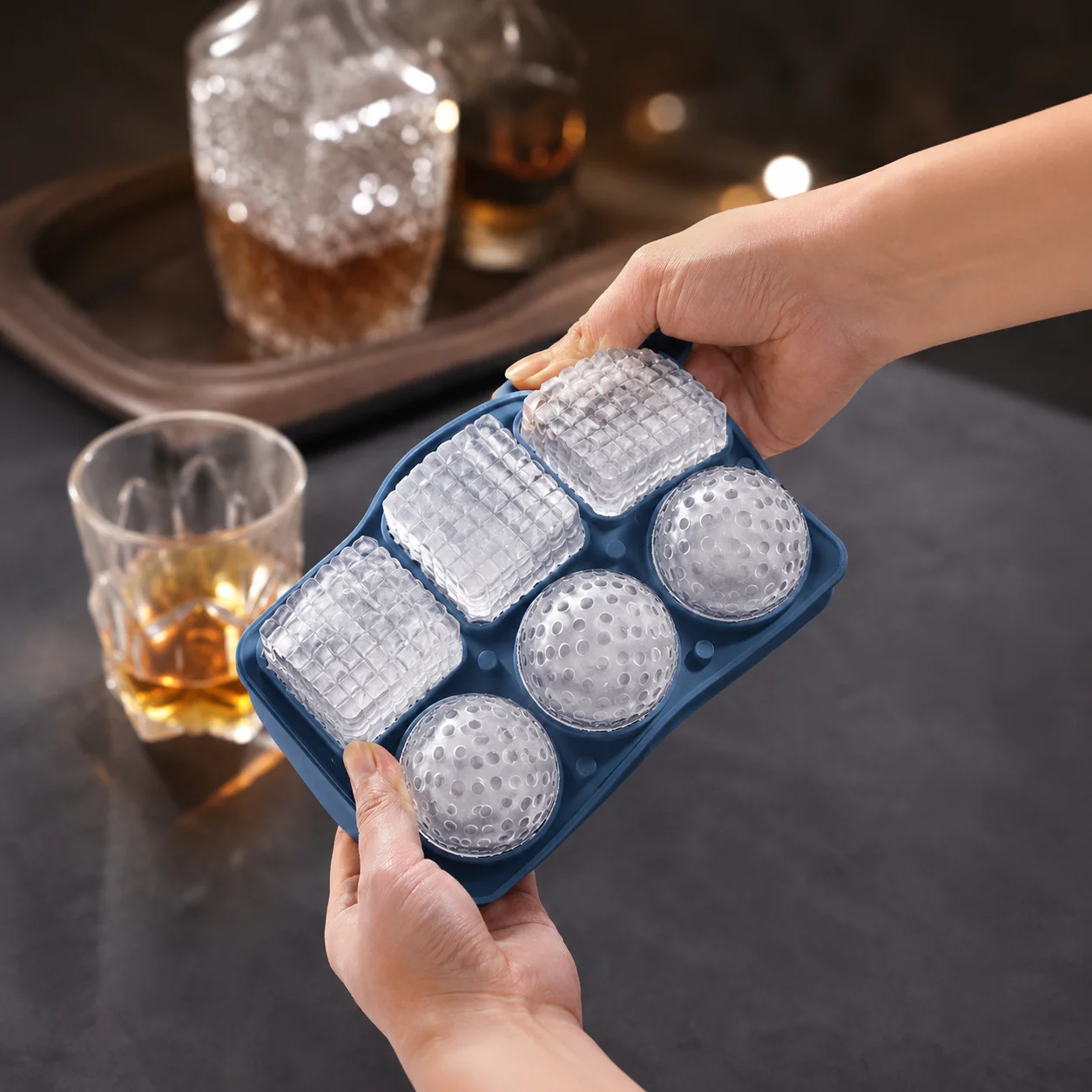Silicone Whiskey Ice Cube Tray - Ice Mold Sphere review and price