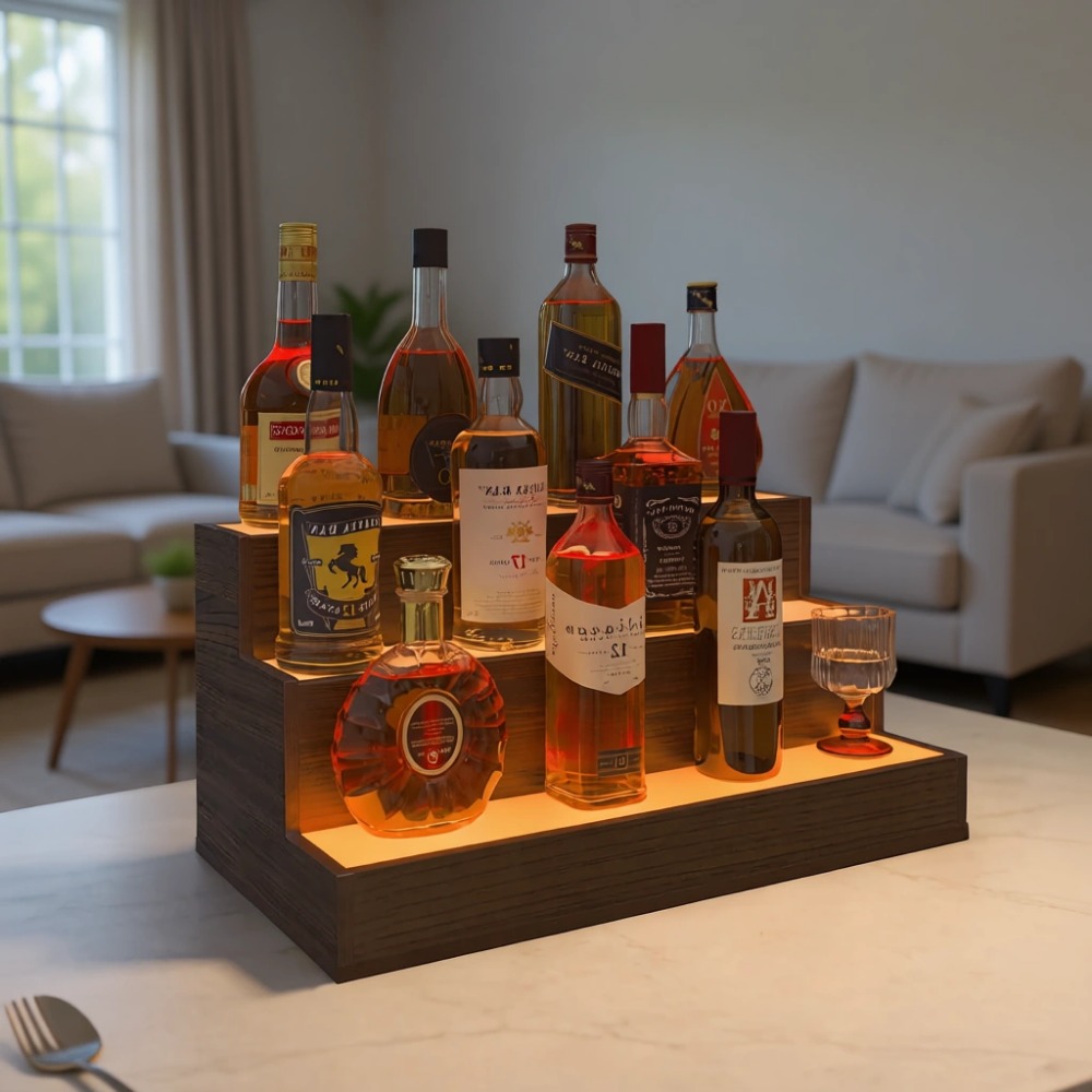 Home Bar LED Bottle Display Sh - Home Bar Shelves review and price