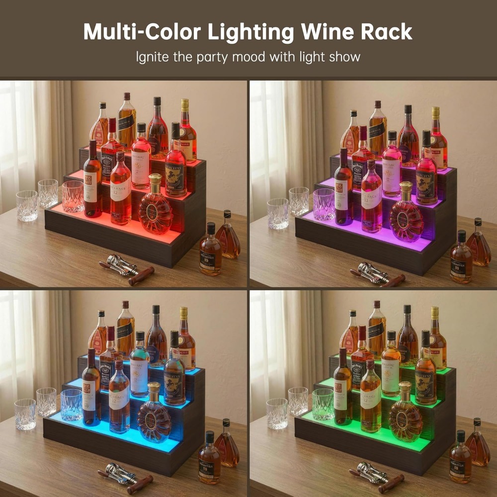 Home Bar LED Bottle Display Sh - Home Bar Shelves review and price