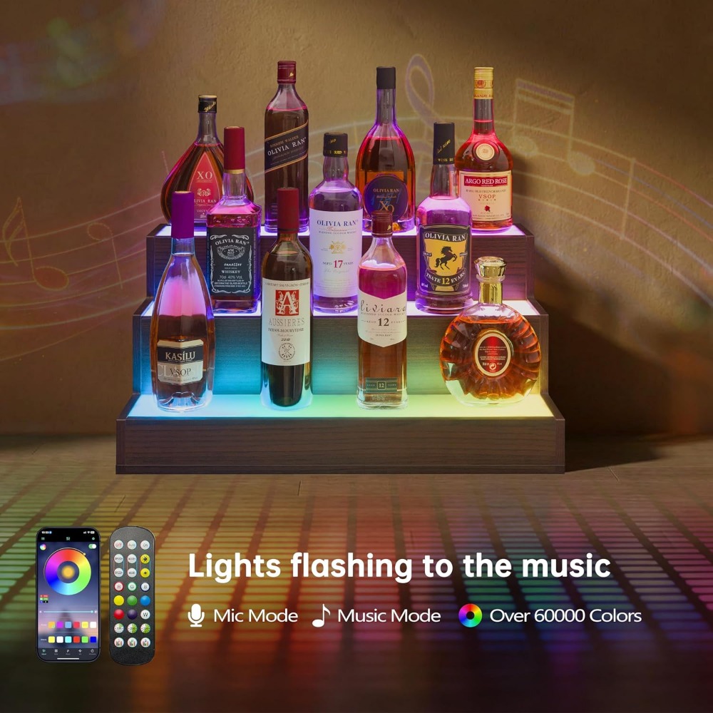 Home Bar LED Bottle Display Sh - Home Bar Shelves review and price