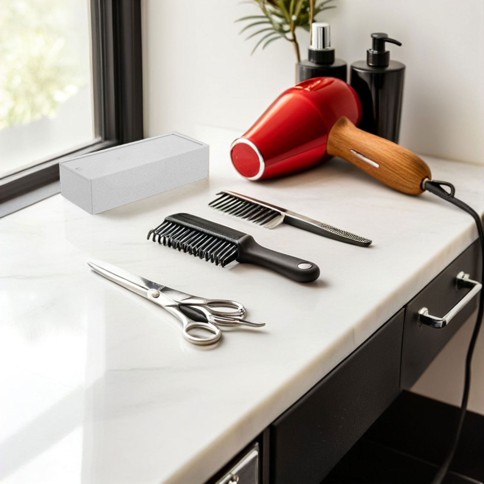 White Double Compartment Blade - Home Barber review and price