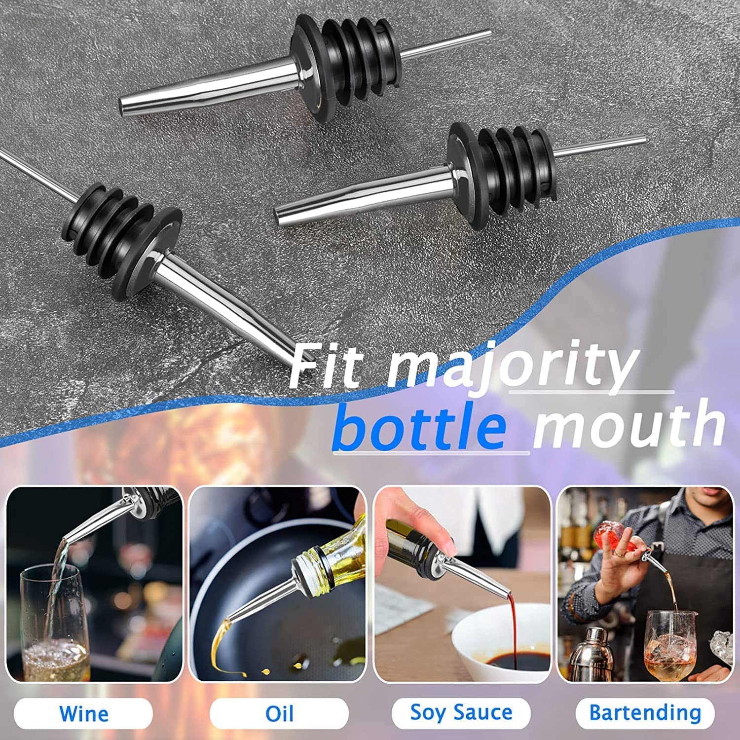 Liquor Pour Spout, Pour Spouts - Speed Pourer Cap review and price