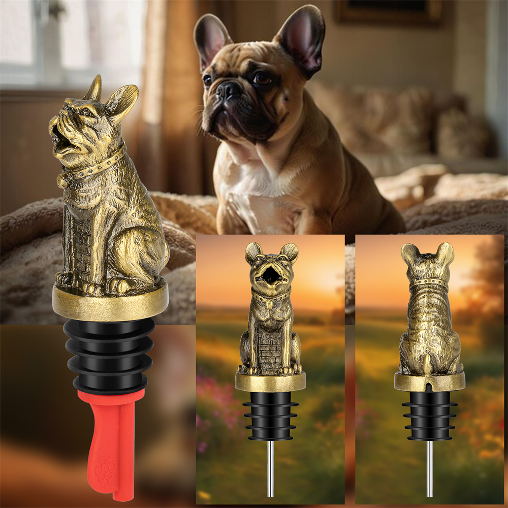 Cute French Bulldog Wine Pouer - Wine Preservation Pump review and price