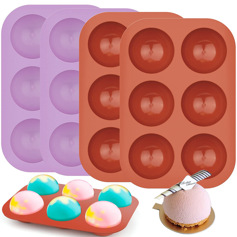 6 Cavities Semicircle Silicone - Ice Mold Sphere review and price