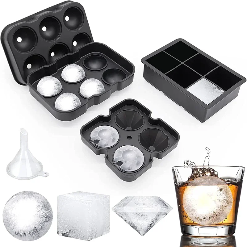 Large Ice Cube Trays Silicone  - Ice Mold Sphere review and price